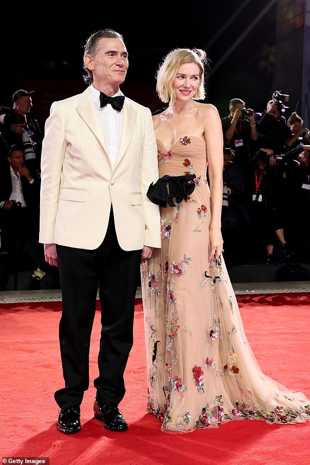 Billy Crudup and his wife Naomi Watts posed together