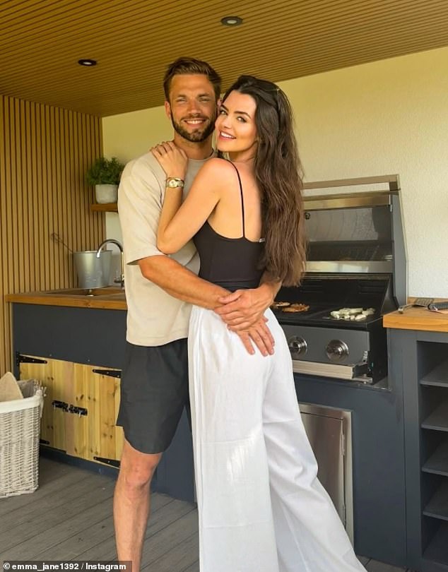 Emma first went public with her relationship to James last year as she shared snaps of them and a few friends enjoying The Cube at Urban Playground, Manchester