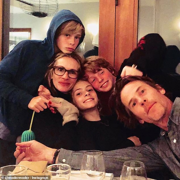 The couple are parents to Hazel and Phinneaus, now 20, and Henry, now 18