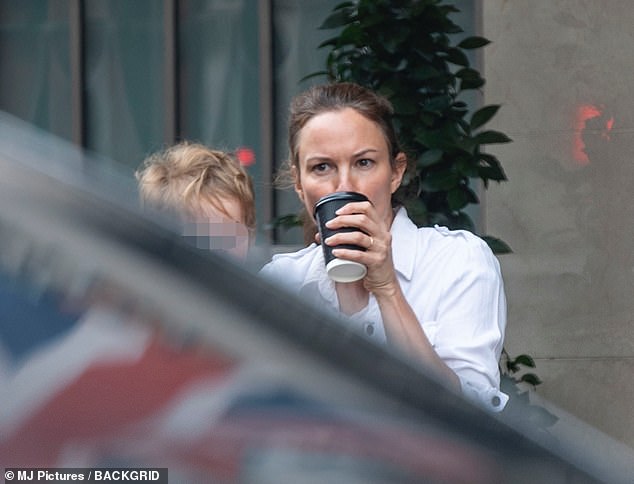 They sparked rumours they had married in secret after they were pictured the morning after his 58th birthday this week (pictured)
