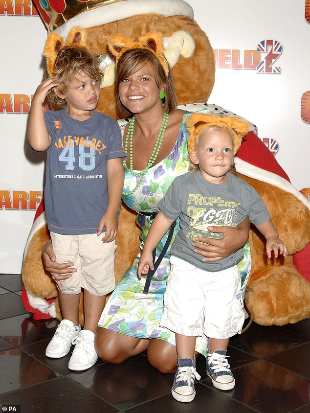 Freddy, right, with his brother Bobby and their mother, Jade Goody, who died of cervical cancer in 2009