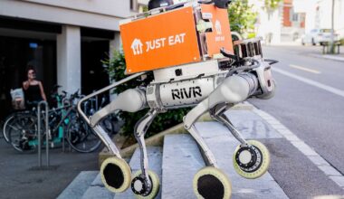 AI robot dogs deliver fast food in Zurich, as Just Eat pilots new technology