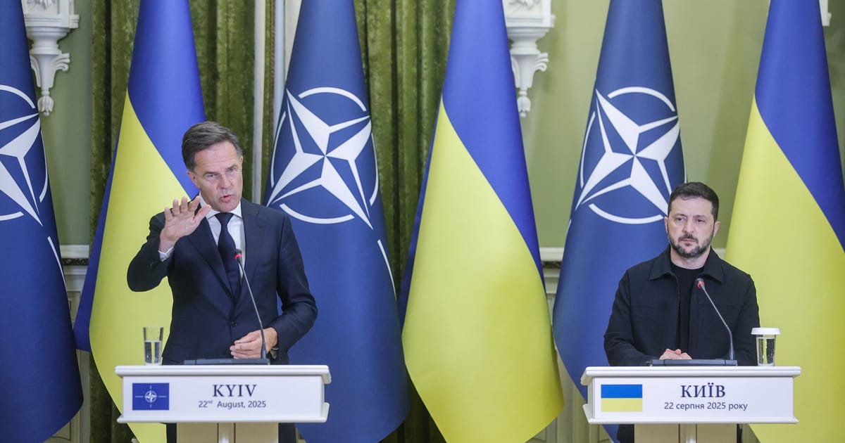 Zelenskyy and Rutte press for credible security guarantees for Ukraine – POLITICO