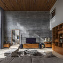 Touch House / MyAn Architects - Interior Photography, Living Room, Wood, Chair