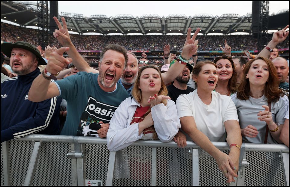 Oasis fans at Oasis Live 25 Concert at Croke Park.
Photo by Steve Humphreys
16th August 2025.