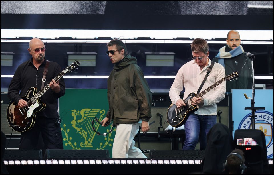 Liam and Noel Gallagher together on stage at their Oasis Live 25 Concert at Croke Park.
Photo by Steve Humphreys
16th August 2025.