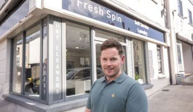 Sligo’s only self-service laundrette opens its doors as owner follows in his parents’ footsteps