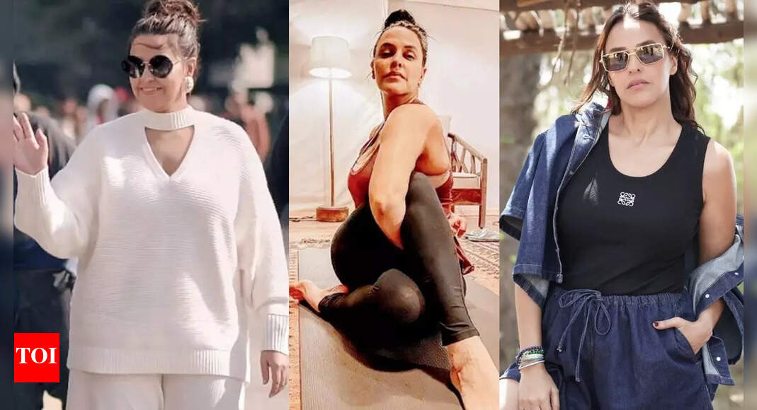 Neha Dhupia lost 23kg post-pregnancy: Here’s her weight-loss and fitness mantra as a mother of two - ‘There are no shortcuts’ | Hindi Movie News