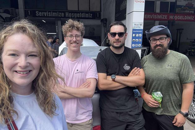 Irish students' epic drive to Russia hits Turkish roadblock