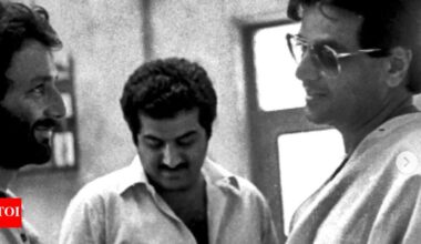 ​Boney Kapoor shares rare 'Mr India throwback' pictures; fans get nostalgic as Janhvi Kapoor says, ‘Looking good, Papa’ | Hindi Movie News