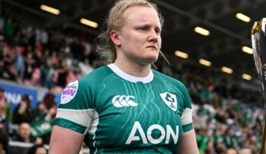 Aoife Wafer ruled out of Ireland’s Women’s Rugby World Cup opener against Japan