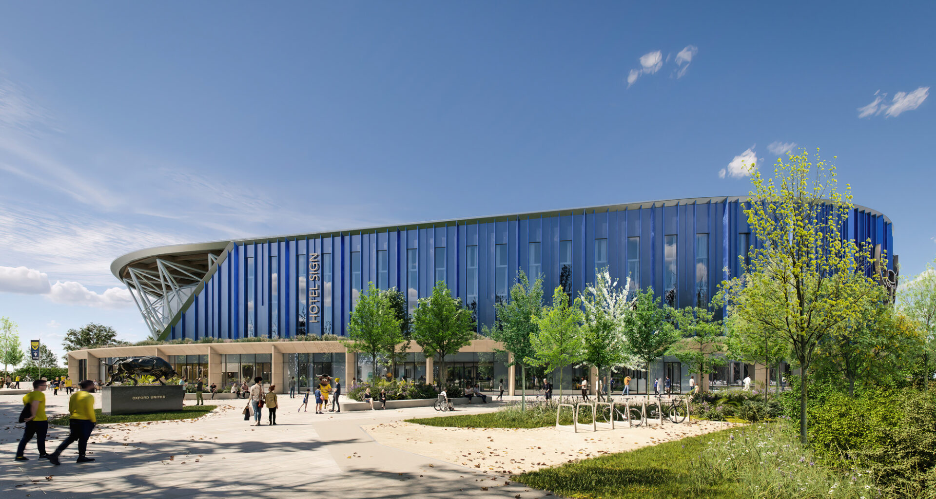 AFL Architects’ All-Electric Stadium in Oxford Receives Planning Approval