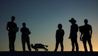 This Quadruped Robot Trains As Field Partner For Future Mars Missions