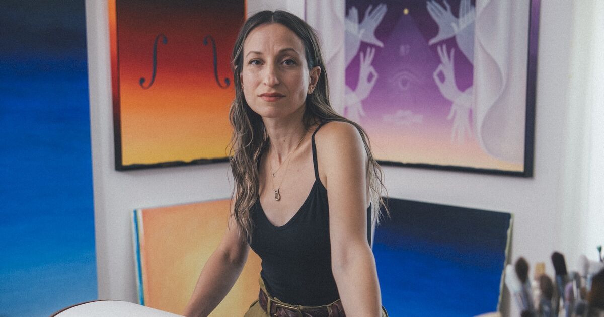 Rising Artist Emily Weiner’s Hypnotic Paintings Channel Cosmic Mysteries