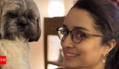 Shraddha Kapoor wins hearts with adorable Instagram post, shares playful pictures with her pet- See Pics | Hindi Movie News