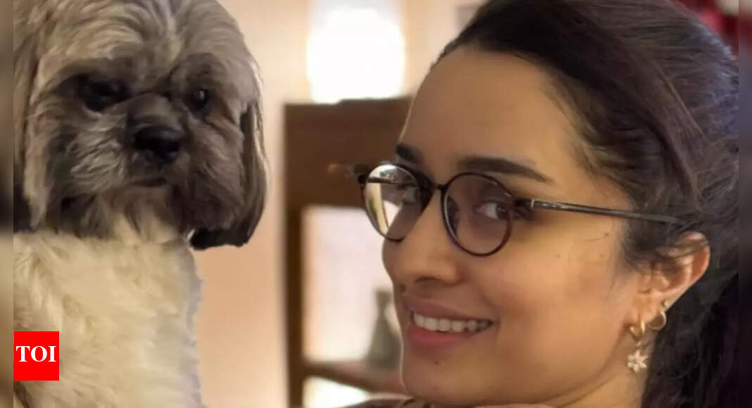 Shraddha Kapoor wins hearts with adorable Instagram post, shares playful pictures with her pet- See Pics | Hindi Movie News