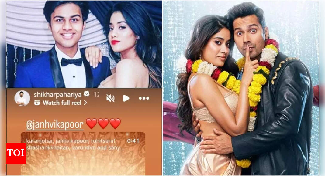 'Tooo Goodd' - Shikhar Pahariya reacts to Janhvi Kapoor’s 'Sunny Sanskari Ki Tulsi Kumari' motion poster - Read more | Hindi Movie News
