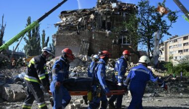 EU and UK government summon top Russian diplomats after attacks on Kyiv hit their offices – The Irish Times