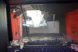 thumbnail: One of the movie theatres was badly damaged.