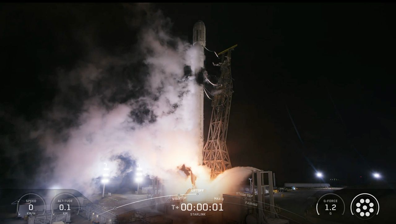 SpaceX launches 24 Starlink satellites to orbit from…
