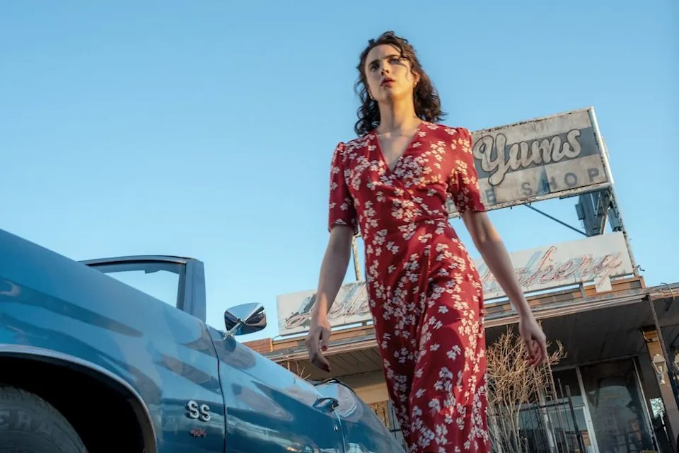 Margaret Qualley as Honey O'Donahue in Honey Don't 