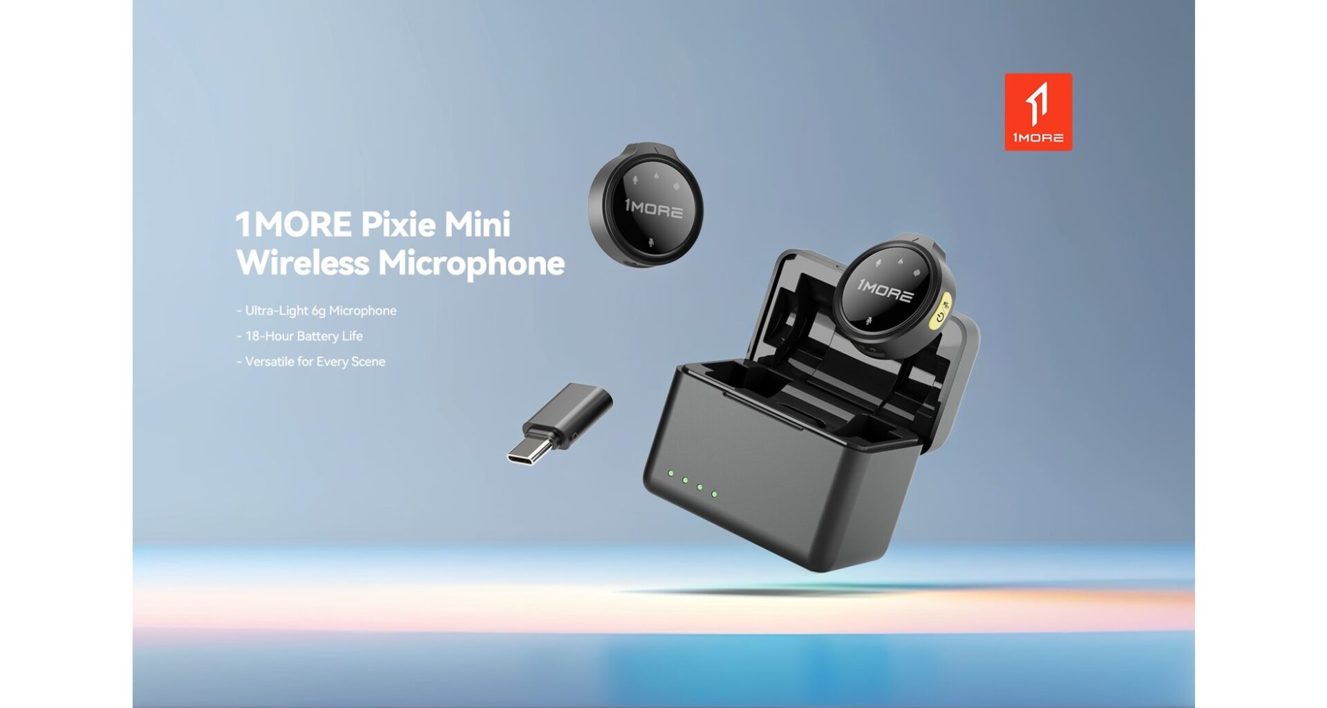 1MORE Debuts Pixie Mini Wireless Microphone for Content Creators