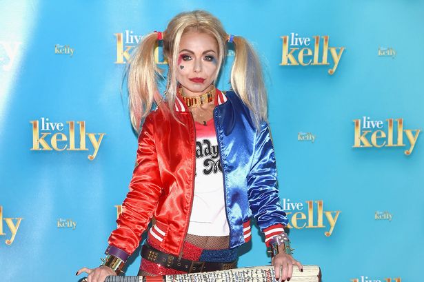 TV host Kelly Ripa as Harley Quinn back in 2016