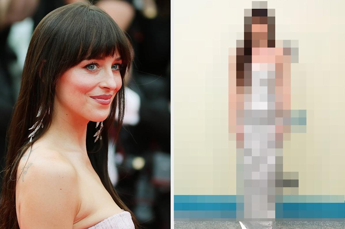 Dakota Johnson Wore A Dress That Looked Like Literal Foil To The "Splitsville" Premiere, And Somehow It's A Look