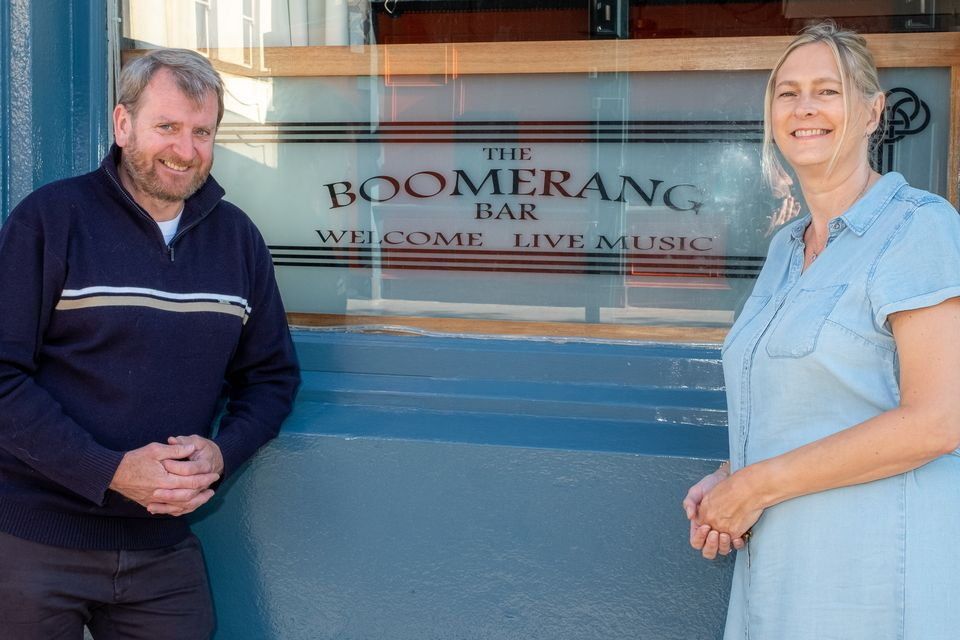 Derek and Sandie Stanley, from the Boomerang Bar, Bray. 
