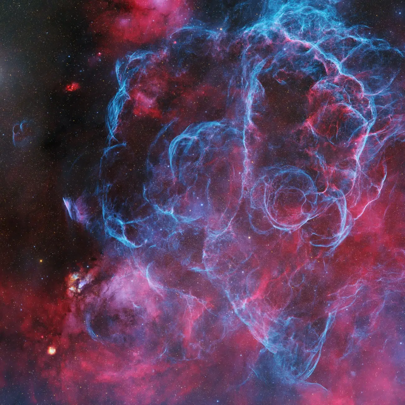 Vela Supernova Remnant, a supernova remnant in the southern constellation Vela