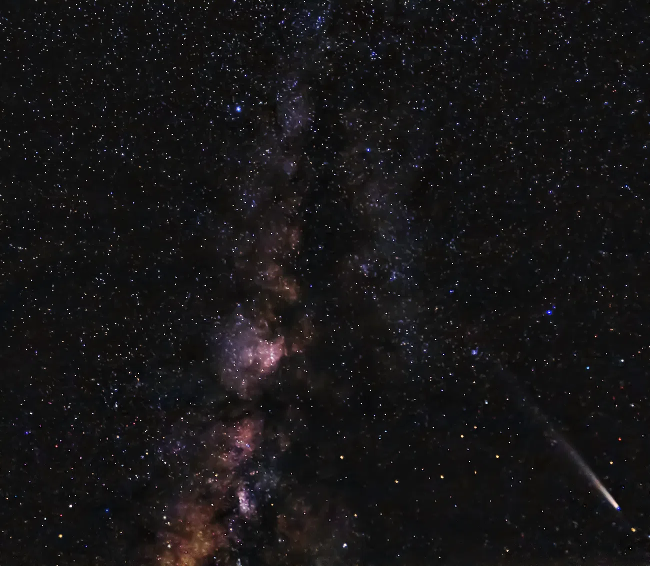 Milky Way with Comet C/2023 A3