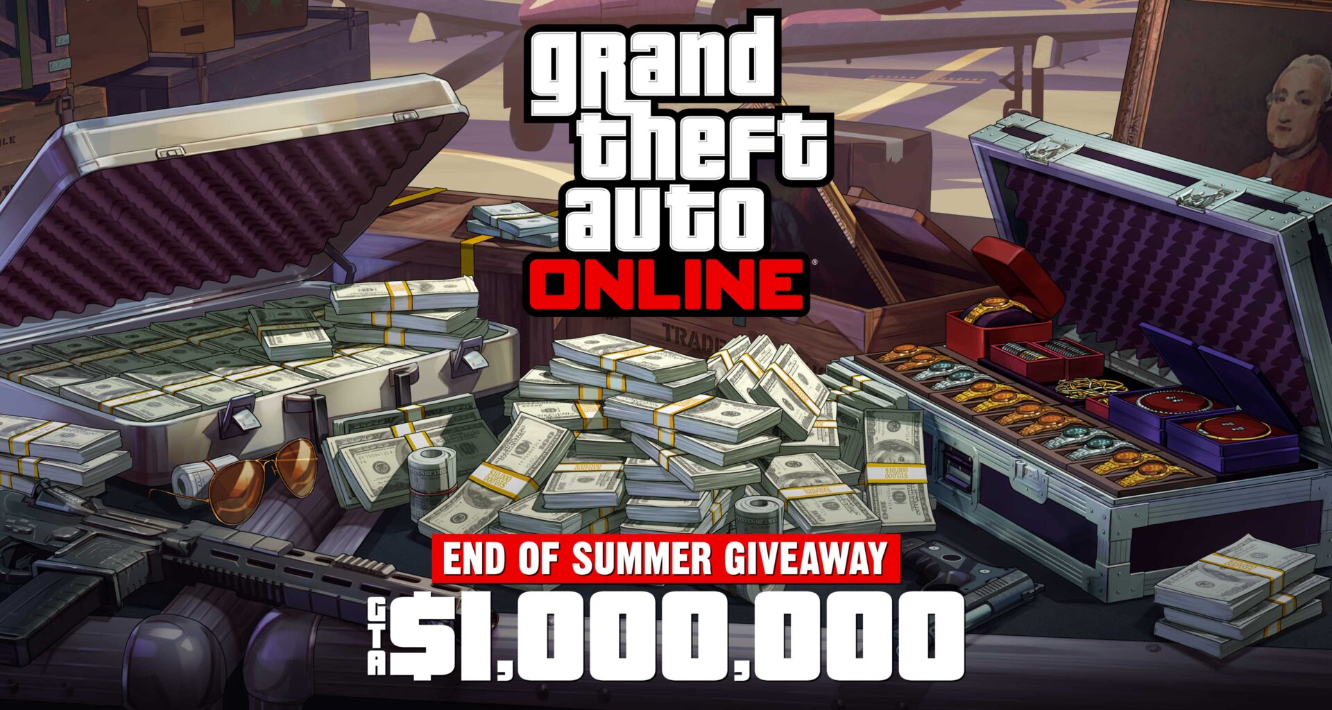 Get Up to GTA$2,000,000 in the GTA Online End of Summer GTA$ Giveaway - Rockstar Games