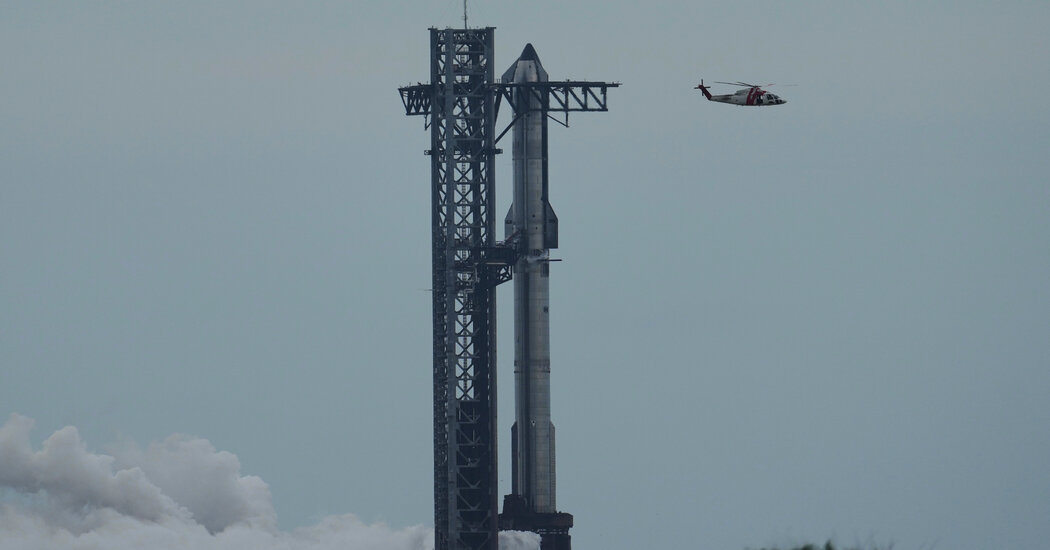 SpaceX Scrubs 10th Starship Test Launch Because of Lousy Weather