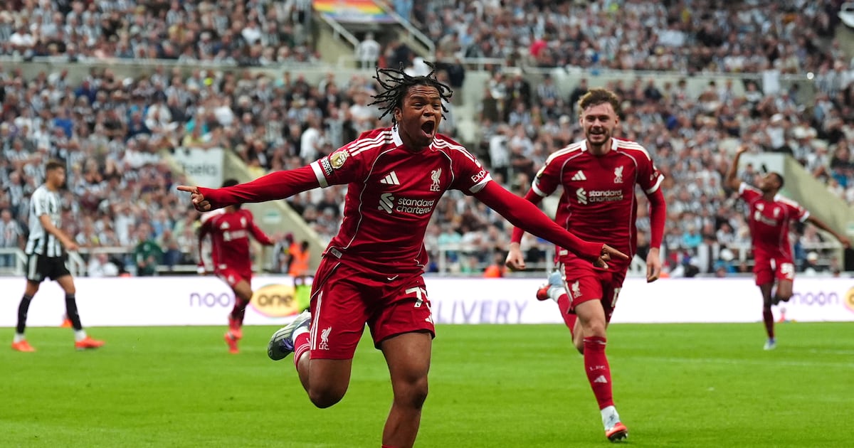Rio Ngumoha stuns 10-man Newcastle with 100th-minute Liverpool winner – The Irish Times