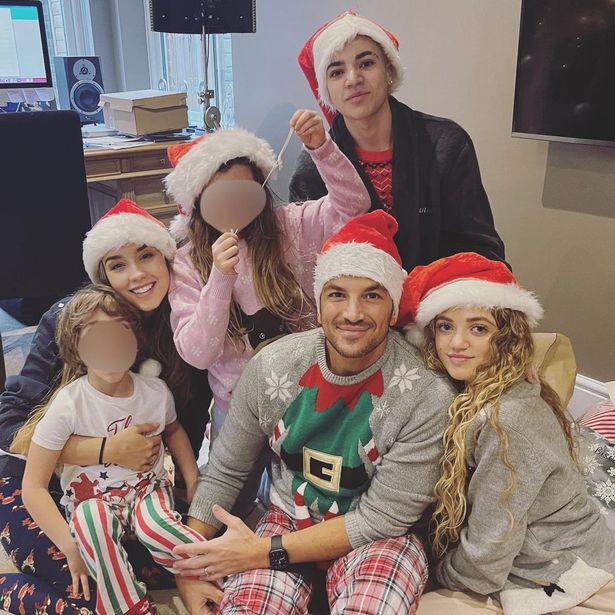 Peter and Emily and their blended family