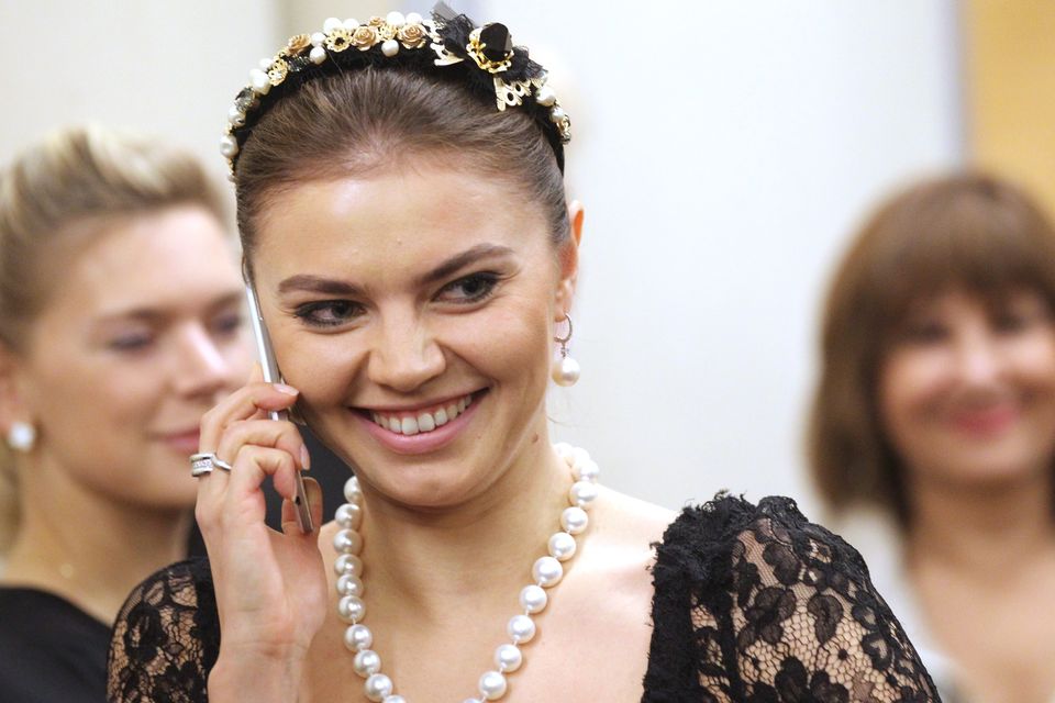 Former Olympic rhythmic gymnast Alina Kabaeva is believed to be the boys' mother. Photo: Getty