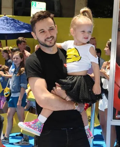 Getty Images Matt Rutler with his daughter Summer at the premiere of 'The Emoji Movie' in 2017.