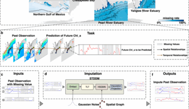AI-powered spatiotemporal imputation and prediction of chlorophyll-a concentration in coastal ecosystems