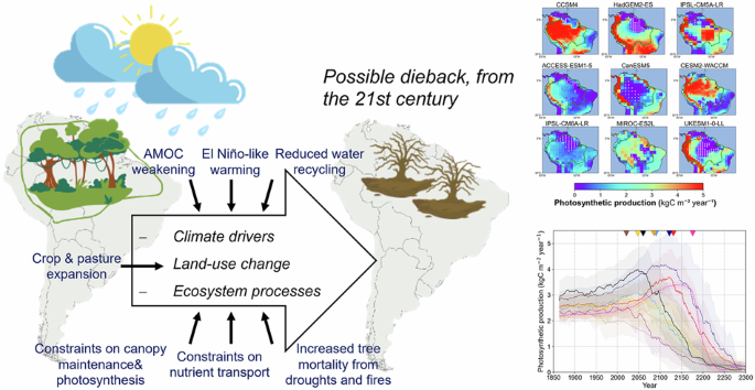 Amazon dieback beyond the 21st century under high-emission scenarios by Earth System models
