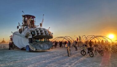 Why is there a giant axolotl at Burning Man?