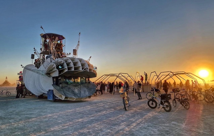 Why is there a giant axolotl at Burning Man?