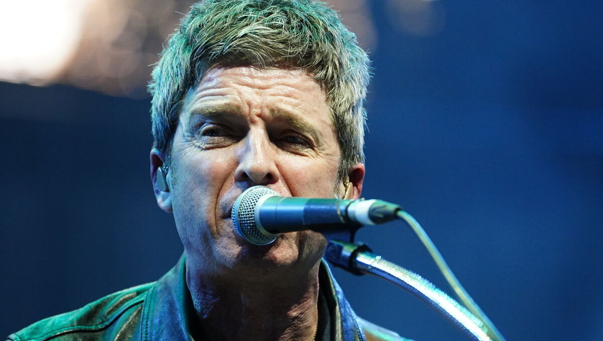 Noel Gallagher on stage at the Royal Albert Hall last year. Oasis will play wo sold out gigs in Dublin this weekend. File picture: PA