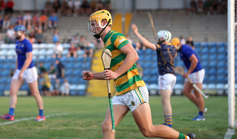  Michael O'Halloran celebrates his first-half goal. Picture: Jim Coughlan