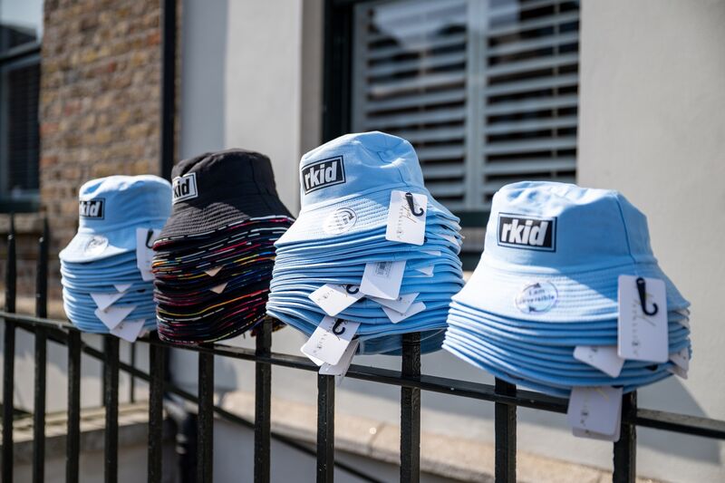  Bucket hats adorned every railing and corner in Dublin as the city geared up for Oasis Live ’25 at Croke Park. Picture: Chani Anderson