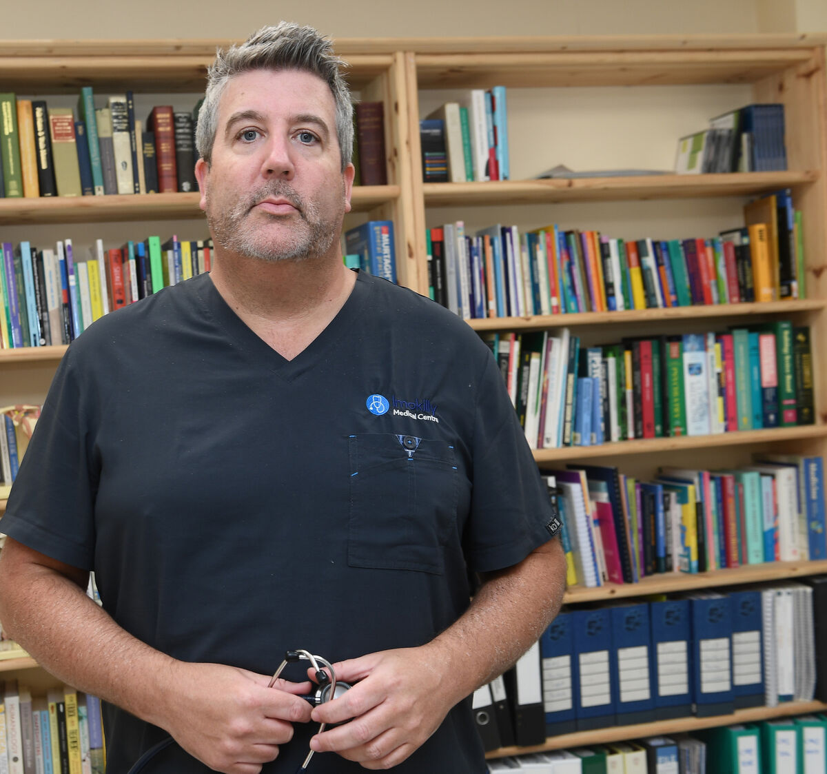 General practitioner Mike Thompson at his medical practice in Midleton, Co Cork. Picture: Eddie O'Hare