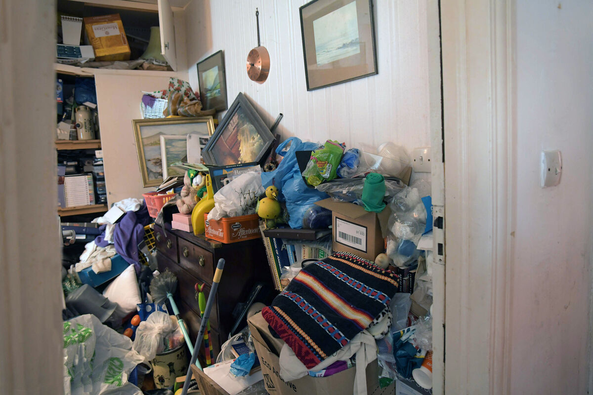 One of the bedrooms in a house clearance and clean-up by Mark. Photo: Moya Nolan  One of the bedrooms in a house clearance and clean-up by Mark. Photo: Moya Nolan