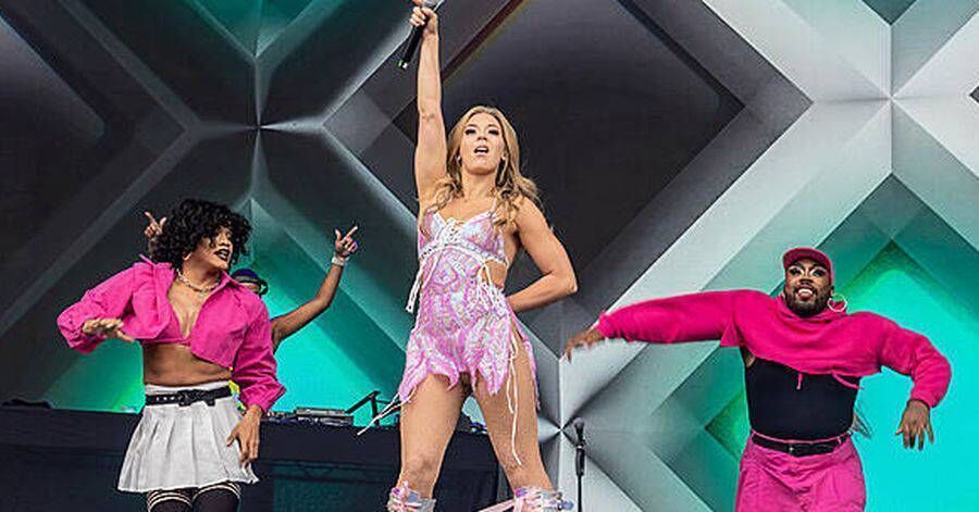 Becky Hill pictured at the 2022 Electric Picnic.