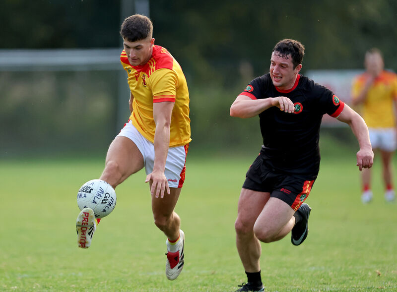  Michael McSweeney, Newcestown, tracking Sean McDonnell, Mallow. Picture: Jim Coughlan.