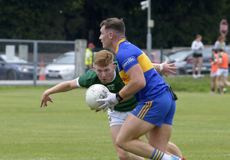  Carrigaline's Jack McCarthy on the move against Clonakilty. Picture: Denis Boyle