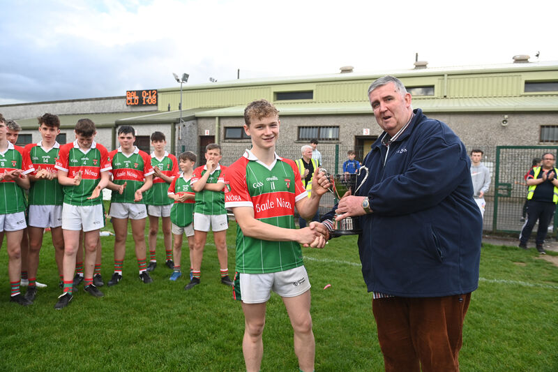  Ballinora captain Cormac Murphy scored a hat trick. Picture: Larry Cummins